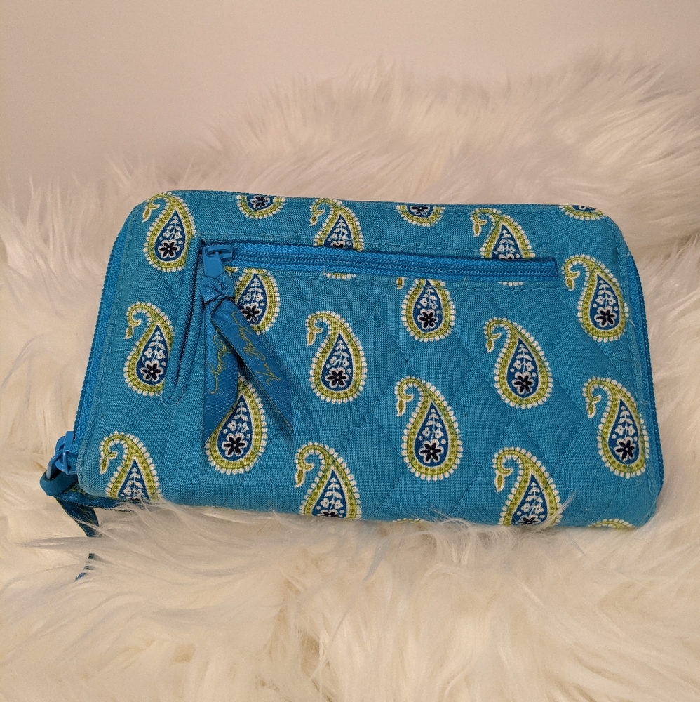Vera Bradley Wallet/Wristlet in Bermuda Blue